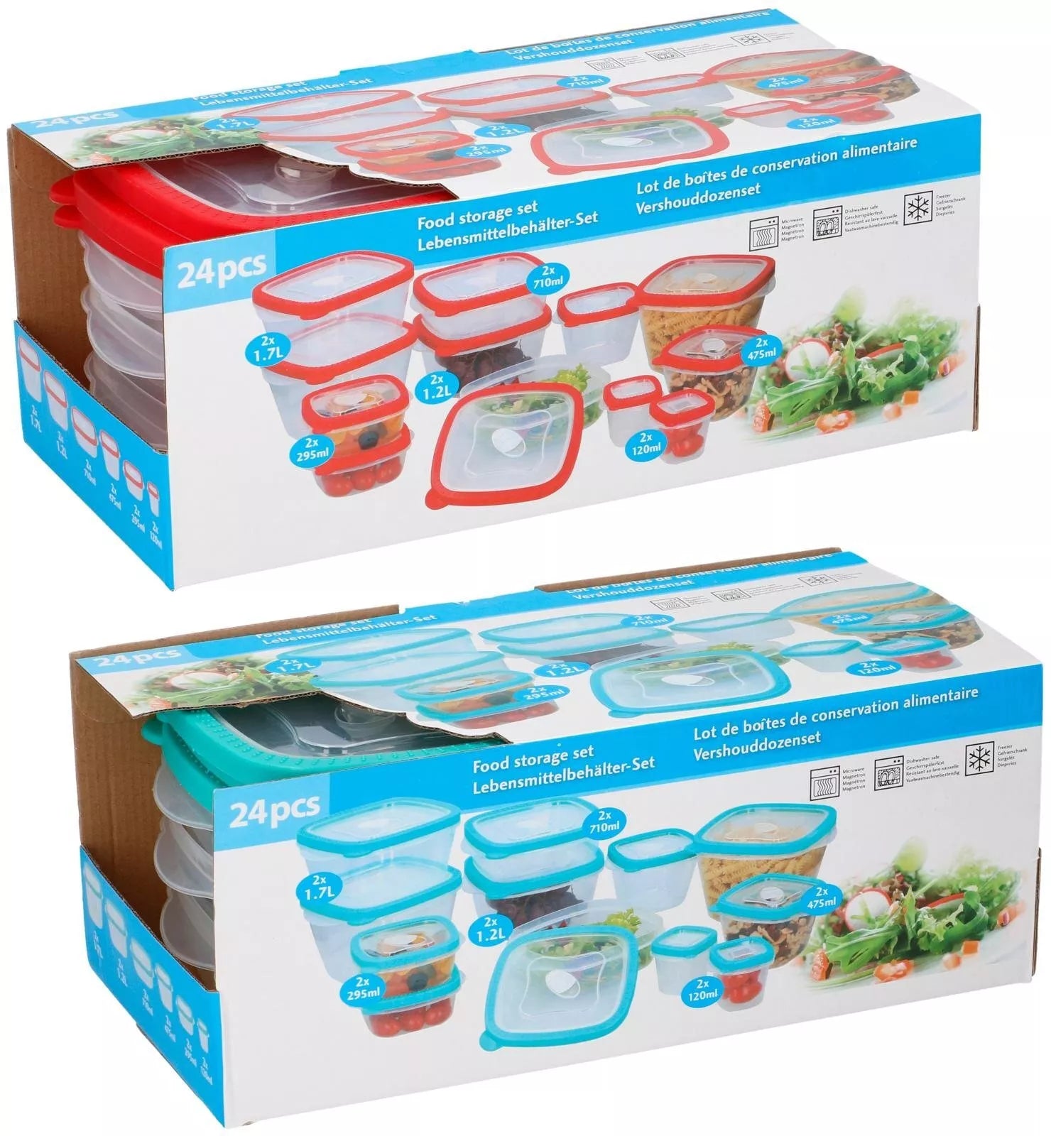 Maisto laikymo dėžučių rinkinys, 12 vnt. 871125206192