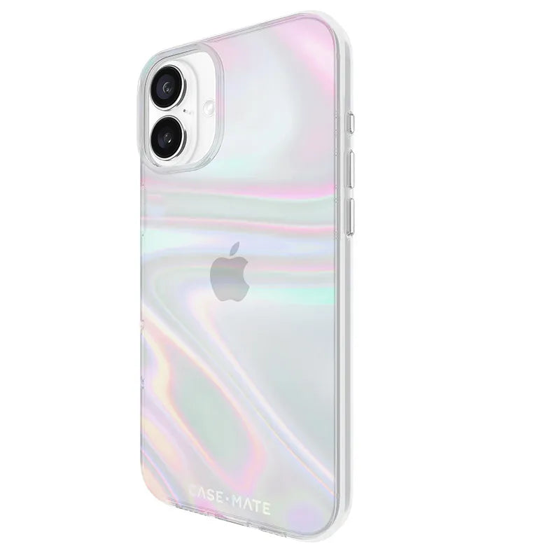 Case-Mate Soap Bubble – dėklas „iPhone 16 Plus“ (vaivorykštinis)