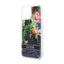 „Guess Liquid Glitter Flower“ – dėklas „iPhone 14 Plus“ telefonui (mėlynas)