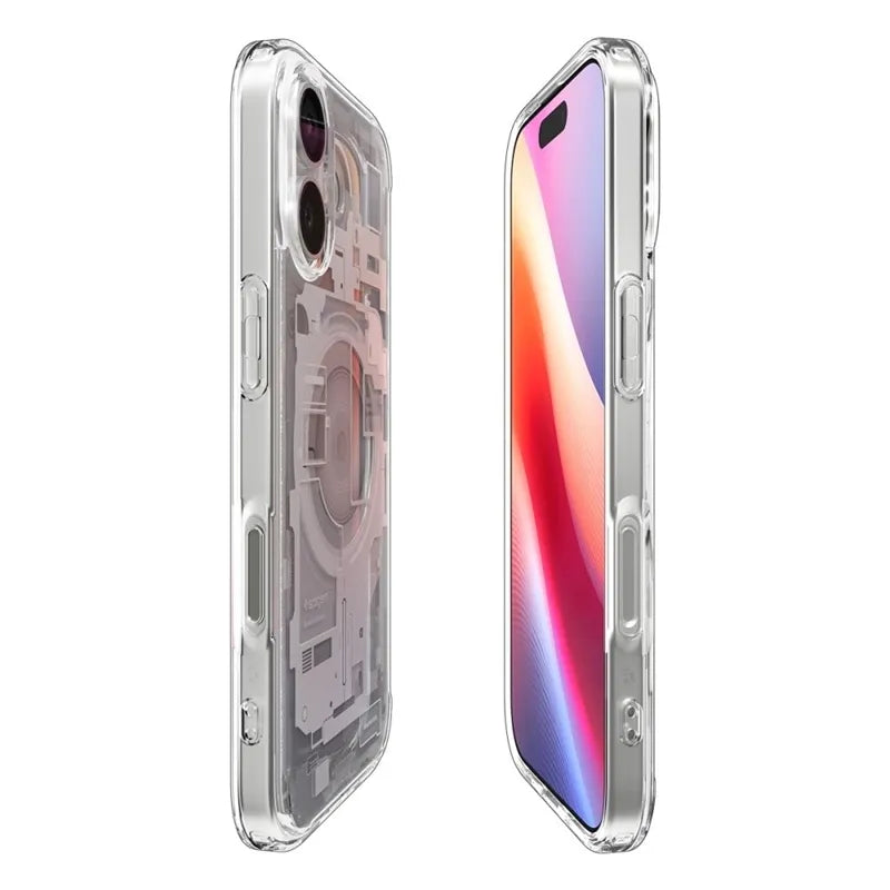 Spigen Ultra Hybrid Mag MagSafe – dėklas iPhone 17 (Zero One White)
