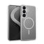 Crong Hybrid Matte Magnetic – „MagSafe“ dėklas, skirtas „Samsung Galaxy S26“ (pilkas)