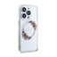 Guess IML Flowers Wreath MagSafe – dėklas iPhone 15 Pro (skaidrus)