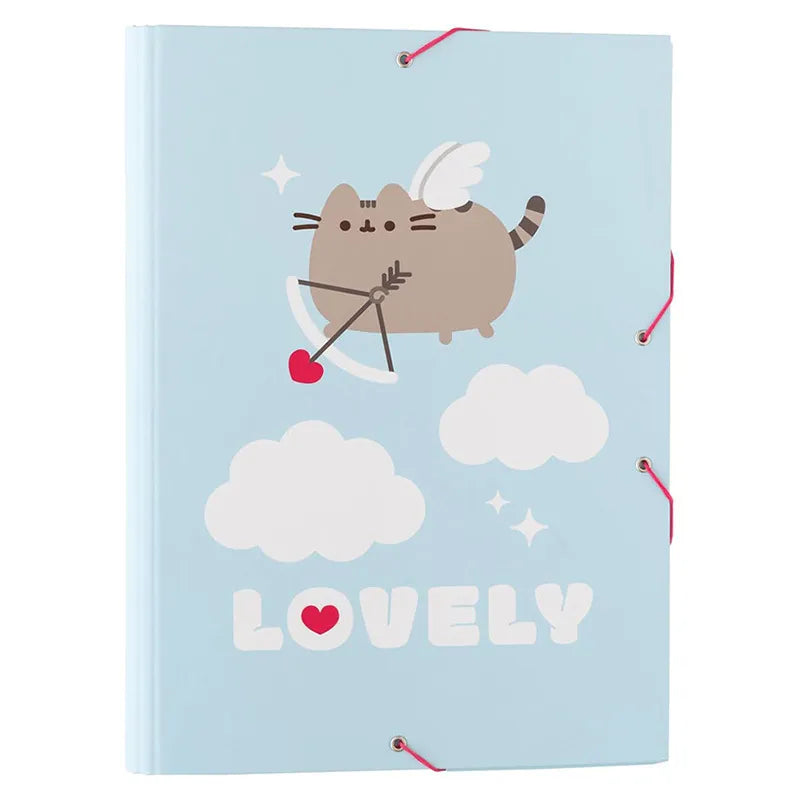 Pusheen – Aplankas / dokumentų saugojimo krepšys iš „Purrfect Love“ kolekcijos (24,5 x 34 cm)