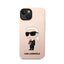 Karl Lagerfeld Silicone NFT Ikonik – Dėklas iPhone 14 Plus (rožinis)