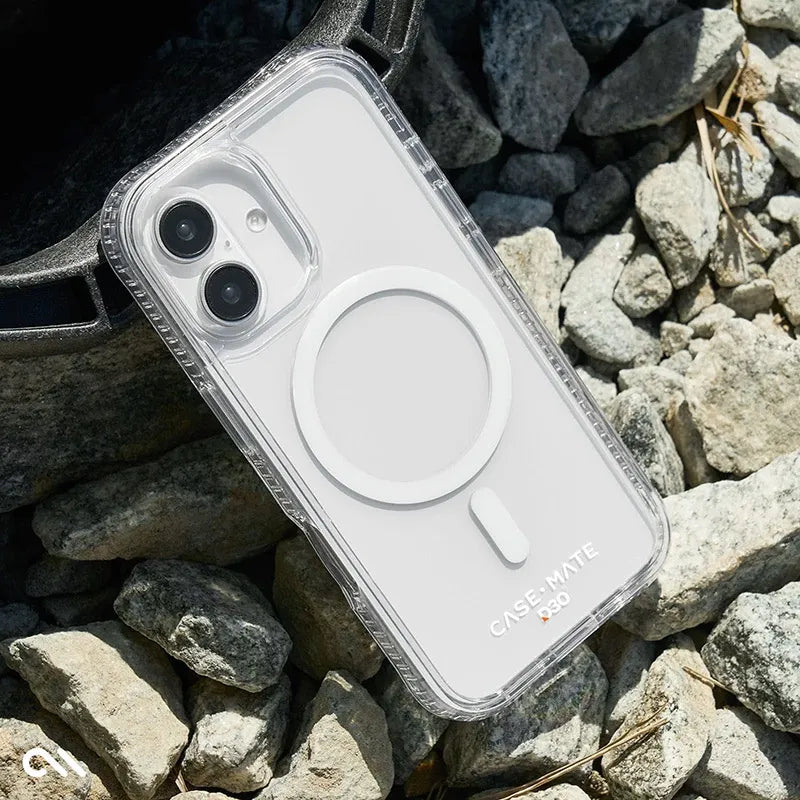 Case-Mate Tough D3O MagSafe – dėklas iPhone 16 Plus (skaidrus)