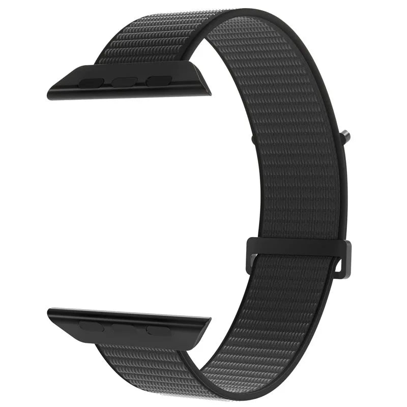 PURO Nylon Sport – Apple Watch dirželis 38/40/41/42 mm (juodas)