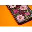 PURO Glam Hippie Chic dangtelis – dėklas „iPhone XR“ (tikrų žalių gėlių žiedlapių dizainas)