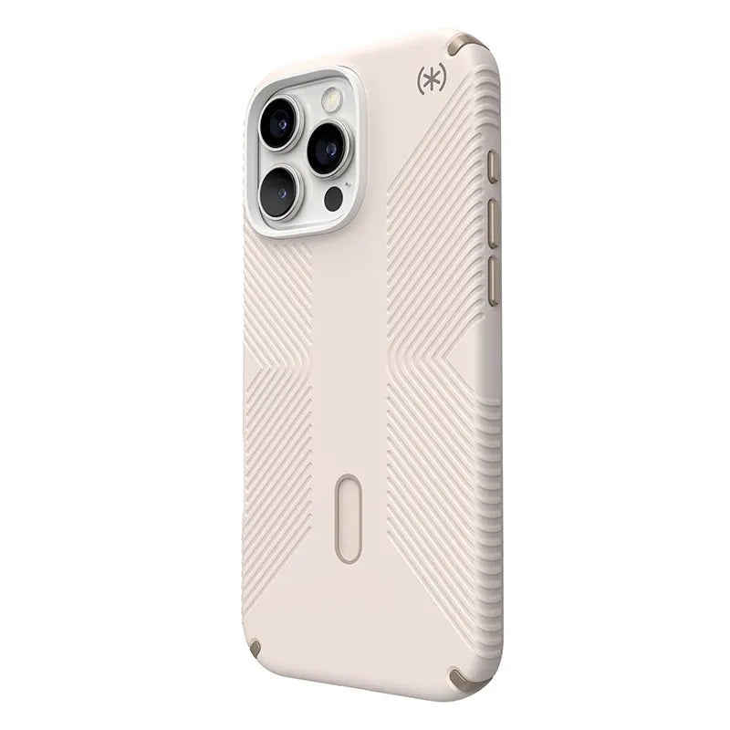 Speck Presidio2 Grip ClickLock & MagSafe – dėklas iPhone 16 Pro Max (smėlio spalvos)