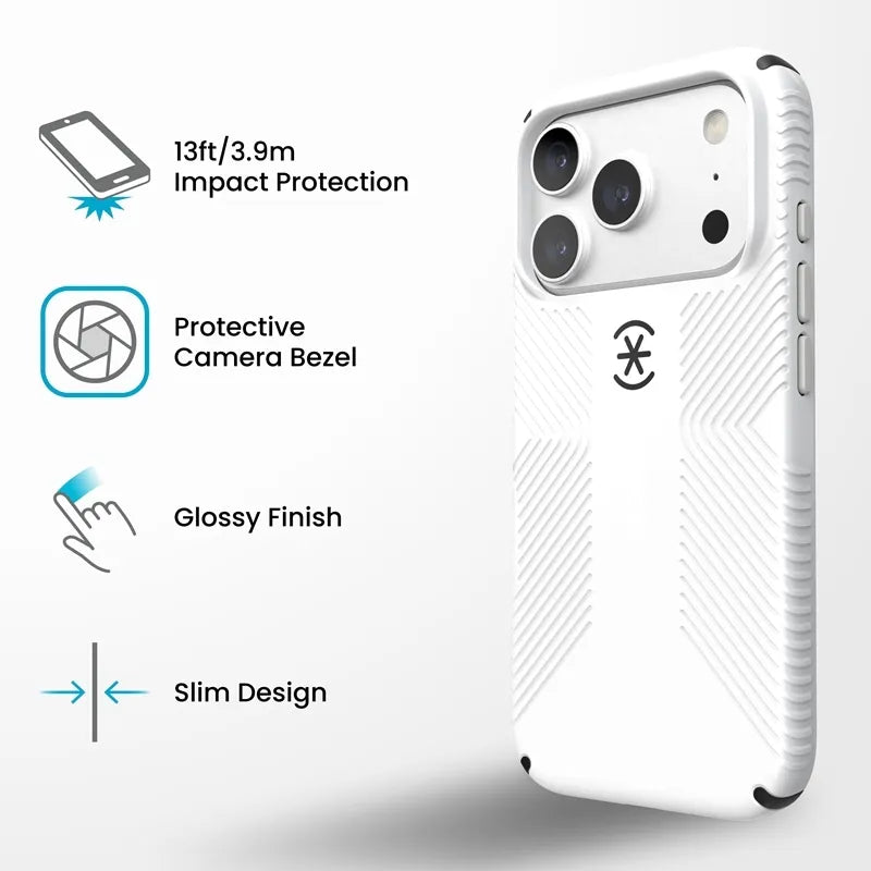 Speck Candyshell Icon MagSafe – dėklas, skirtas iPhone 18 Pro / 17 Pro (Vanilla Frost)