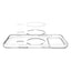 Spigen Liquid Crystal Mag MagSafe – Dėklas, skirtas iPhone 17 Pro (Skaidrus/Baltas)