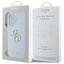 Guess Grained Big 4G Logo Small Classic Logo - dėklas iPhone 16 (mėlynas)