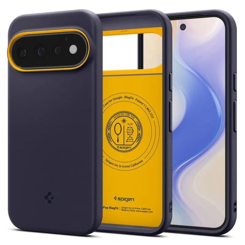 Spigen Nano Pop Mag MagSafe – dėklas, skirtas Google Pixel 11 Pro (Blueberry Navy)