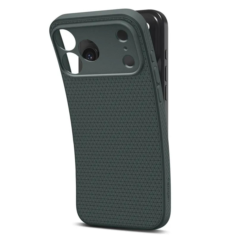 Spigen Liquid Air – dėklas, skirtas iPhone 17 Pro Max (Abyss Green)