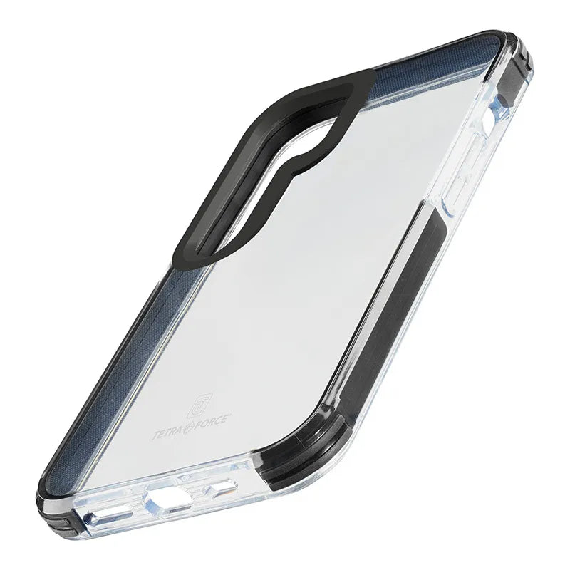 Cellularline Tetra Force Strong Guard – dėklas Samsung Galaxy S24+ su MICROBAN danga (skaidrus)