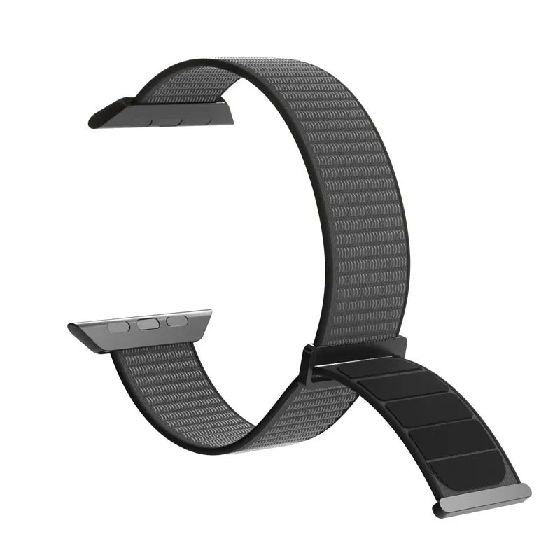 PURO Nylon Sport – Apple Watch dirželis 38/40/41/42 mm (juodas)