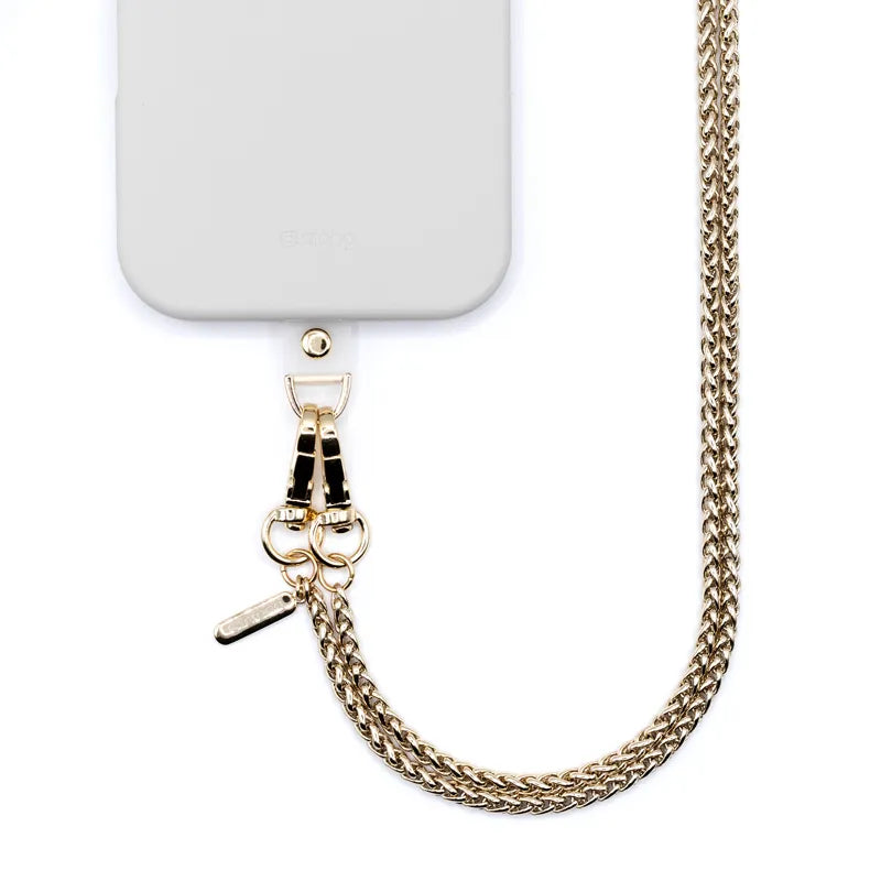 Crong Phone Crossbody - telefono dirželis („Gold Link“)