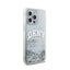 DKNY Liquid Glitter Big Logo – dėklas iPhone 15 Pro Max (baltas)