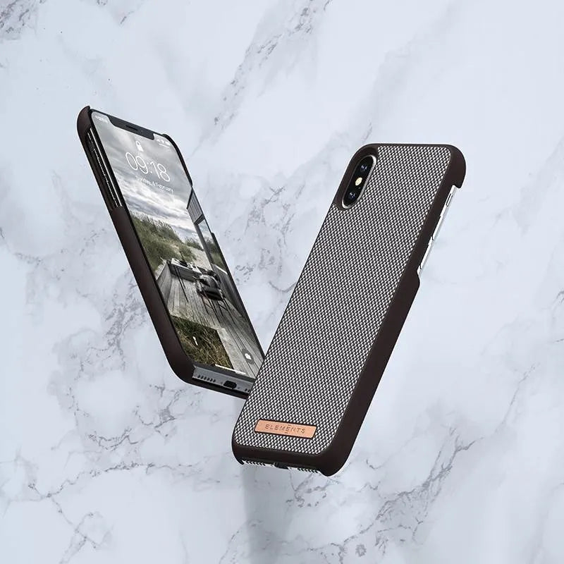 Nordic Elements Saeson Idun – dėklas iPhone Xs Max (tamsiai rudas)
