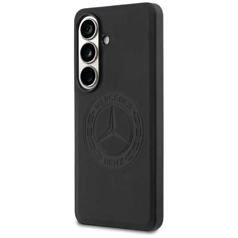 Mercedes Vintage Logo MagSafe – Samsung Galaxy S26 dėklas (juodas)
