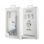 Hello Kitty Liquid Glitter Charms Kitty Head dėklas, skirtas iPhone 15 Pro Max (sidabrinis)