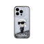 Karl Lagerfeld Liquid Glitter Ikonik – dėklas iPhone 15 Pro (skaidrus)