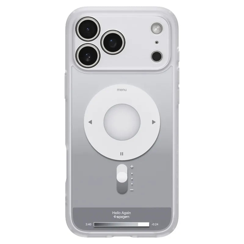 Spigen Ultra Hybrid Mag MagSafe – dėklas, skirtas iPhone 18 Pro / 17 Pro (Classic Silver)