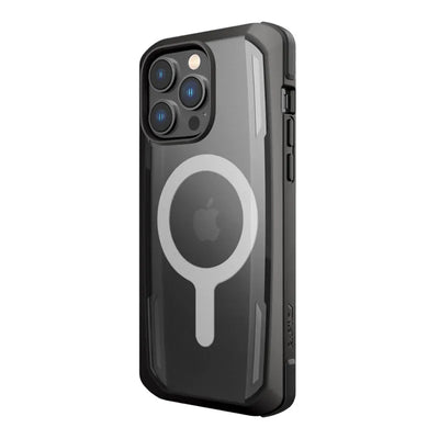 X-Doria Raptic Secure MagSafe – Biologiškai skaidus dėklas, skirtas iPhone 14 Pro Max (išbandytas kritimo testais iš 4m) (Juodas)