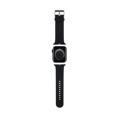 Karl Lagerfeld 3D Rubber Karl & Choupette Heads NFT – dirželis „Apple Watch“ 42/44/45/49 mm (juodas)