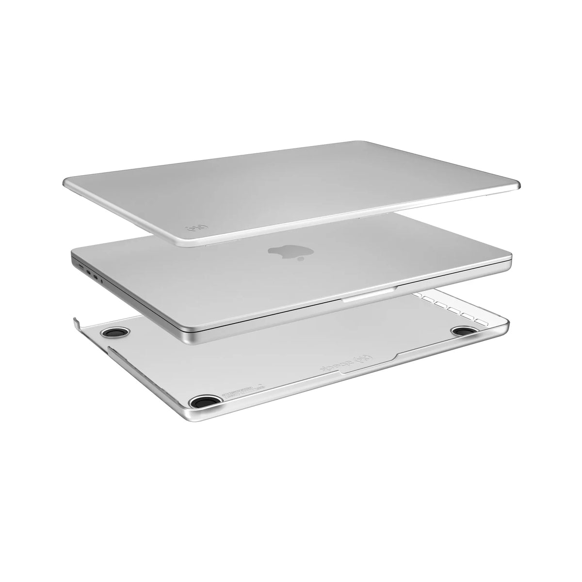 Speck SmartShell - MacBook Pro 14" dėklas (M5/M4/M3/M2/M1/2026-2021) (skaidrus)