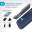 Speck Presidio2 Grip ClickLock & MagSafe – Dėklas iPhone 16 (Coastal Blue / Dust Gray / White)