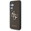 „Guess Grained Big 4G Logo Small Classic Logo“ – dėklas „Samsung Galaxy S25+“ (rudas)