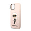 Karl Lagerfeld Silicone NFT Ikonik – Dėklas iPhone 14 Plus (rožinis)