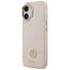 Guess Grained Strass Logo MagSafe – Dėklas iPhone 17 (rožinis)