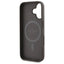 Guess Peony Script MagSafe dėklas, skirtas iPhone 16 (rudas)