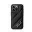 Karl Lagerfeld Diagonal Quilted Script - Dėklas, skirtas iPhone 15 Pro (juodas)