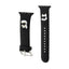 Karl Lagerfeld 3D Rubber Karl & Choupette Heads NFT – dirželis „Apple Watch“ 42/44/45/49 mm (juodas)
