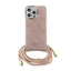 Guess Crossbody Cord 4G Print - dėklas iPhone 15 Pro (rožinis)