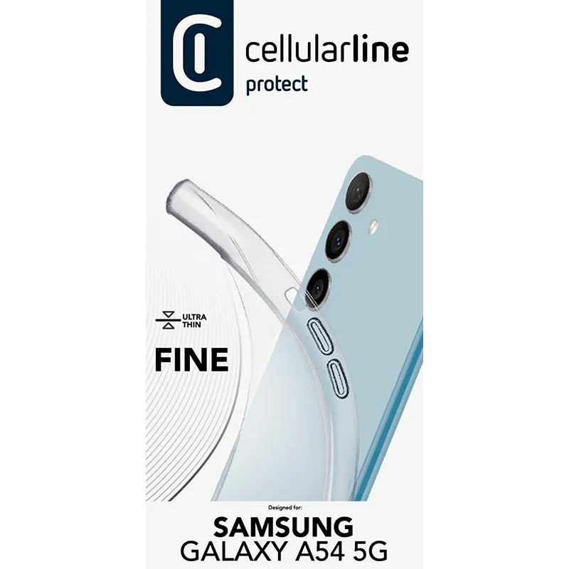 Cellularline Fine – Samsung Galaxy A54 5G dėklas (skaidrus)