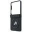 Karl Lagerfeld Karl & Choupette Pins MagSafe – Samsung Galaxy Z Flip 8 dėklas (juodas)