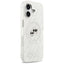 Karl Lagerfeld IML Glitter Karl & Choupette Heads Logo MagSafe dėklas iPhone 17 (pilkas)