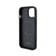 BMW Leather Hot Stamp MagSafe – dėklas iPhone 15 telefonui (juodas)