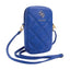 Guess Zip Quilted 4G – telefono krepšys (mėlynas)