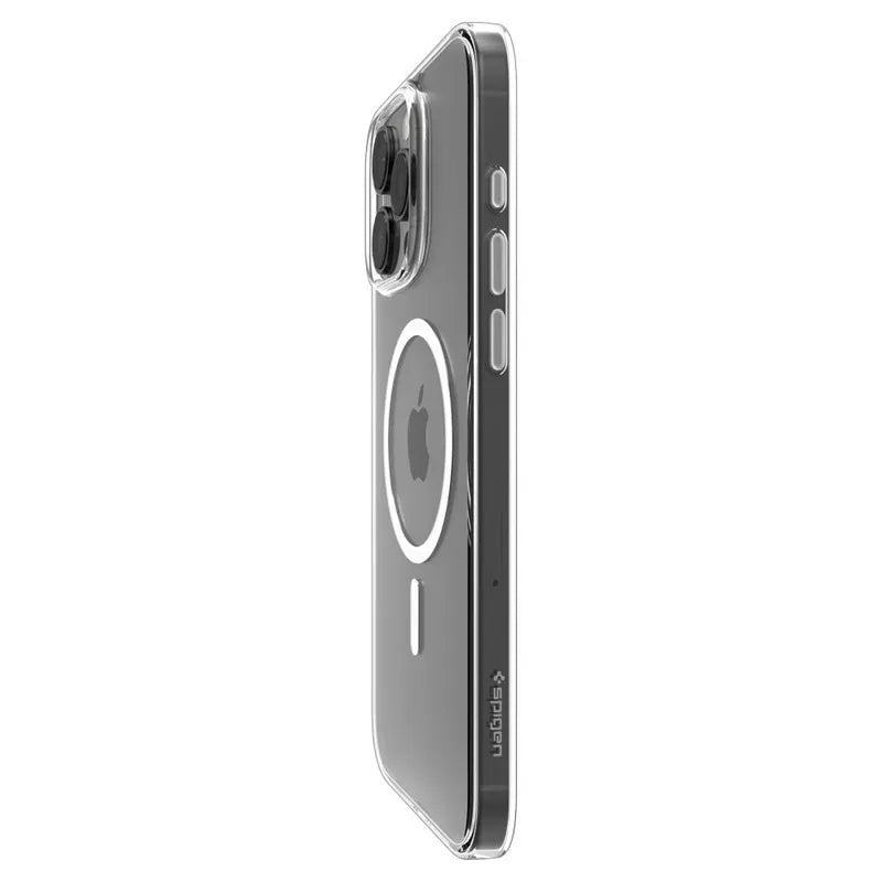 Spigen Thin Fit T Mag MagSafe – dėklas iPhone 16 Pro (skaidrus / baltas)