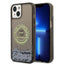 „Karl Lagerfeld Liquid Glitter Round RSG Logo Case“ – dėklas „iPhone 14“ (juodas)