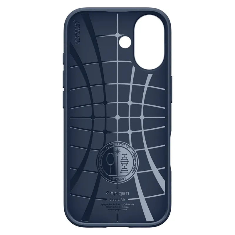 Spigen Liquid Air – dėklas, skirtas iPhone 17 (tamsiai mėlynas)