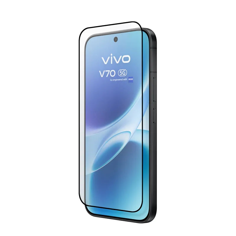 Crong 3D Armour Glass Lite – Full Glue grūdintas stiklas, skirtas Vivo V70 5G