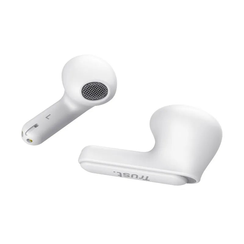 Trust Yavi – belaidės Bluetooth TWS ausinės su įkrovimo dėklu ir ENC (baltos)