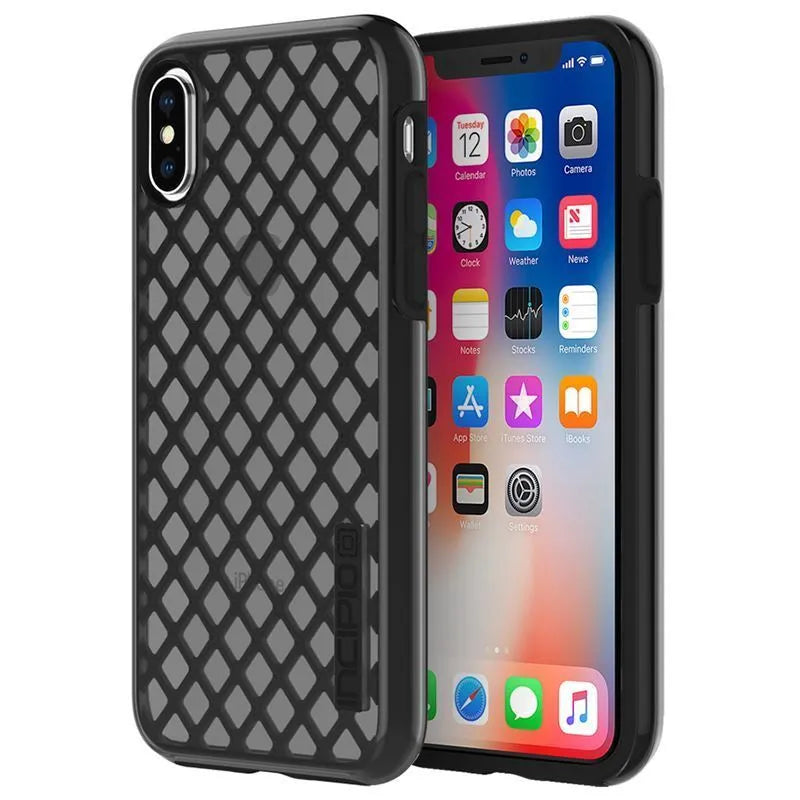 Incipio DualPro Sport – dėklas iPhone X (juodas/dūminis)