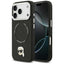 Karl Lagerfeld Karl Pin MagSafe – dėklas iPhone 17 Pro (juodas)
