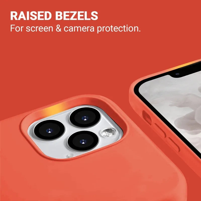 Crong Color Cover – iPhone 13 Pro dėklas (koralinis)
